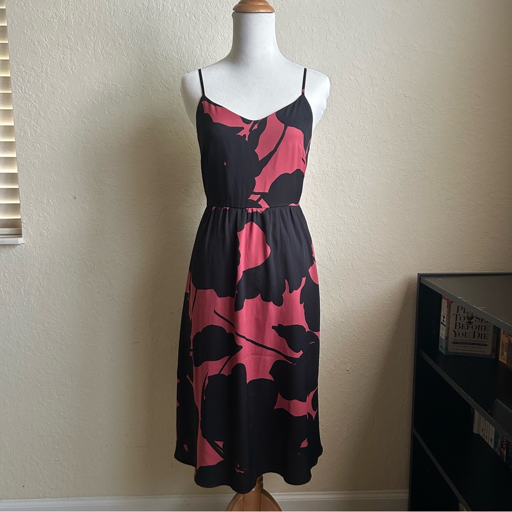LOFT - Floral Print Midi Sleeveless Sundress